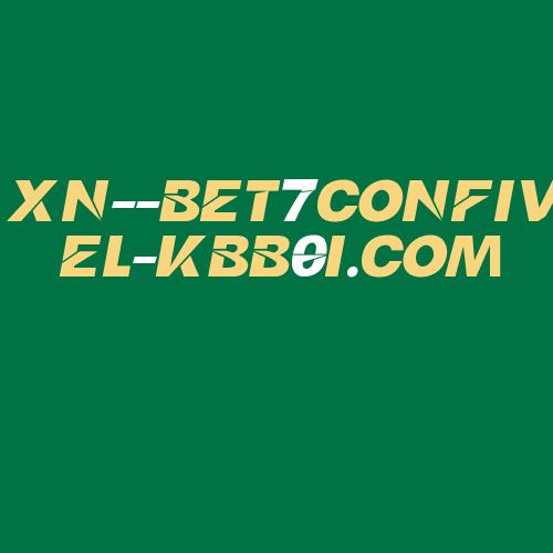 Logo da XN--BET7CONFIVEL-KBB0I